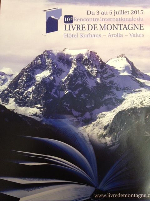 Affiche du salon du livre de montagne d'Arolla